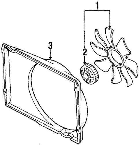 Fan for 1991 Mazda MPV #0