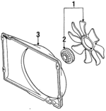 JE1515211B - : Cowling Rad for Mazda: MPV Image