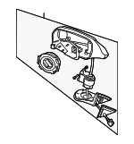 C2N2931 - : Mirror Assembly for Jaguar: XK8, XKR Image