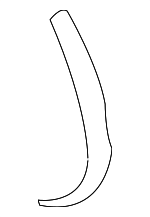 5N0853817C9B9 - : Wheel Opening Molding for Volkswagen: Tiguan Image