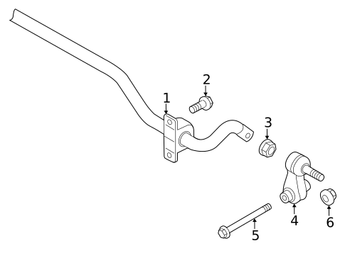 Stabilizer Bar & Components for 2025 Audi A3 Quattro #0