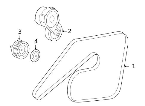 Belts & Pulleys for 2007 Chrysler 300 #0