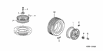 44723S5AA11 - Chassis: WEIGHT, BALANCE (30G) (PLOMBCO) for Honda Image