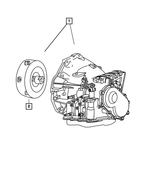 R5102932AL - Automatic Transaxle 4 Speed: With Torque Converter Transaxle Package for Mopar Image image