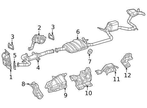 Exhaust Manifold for 2022 Chrysler Pacifica #0