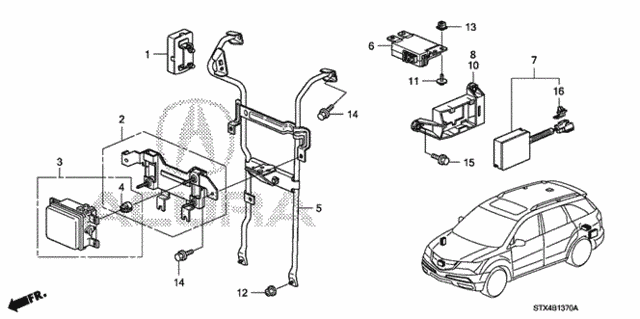 Radar - BSI Unit for 2012 Acura MDX #0