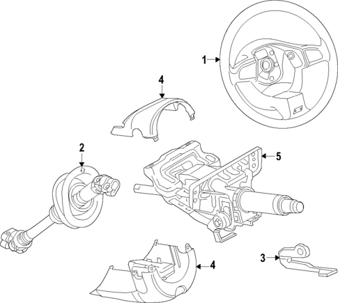 Steering Wheel for 2017 Audi A4 allroad #0