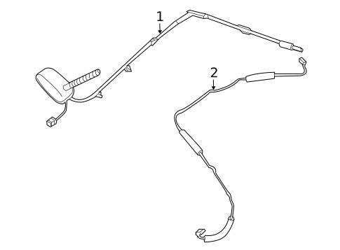 Antenna & Radio for 2009 Nissan Altima #0