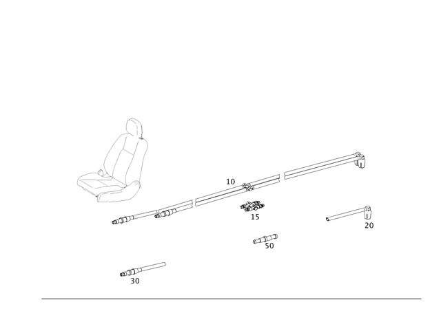 2128001315 - Vacuum System/Hydraulic System: Hose Line for Mercedes-Benz: E350, E63 AMG, E63 AMG S Image image