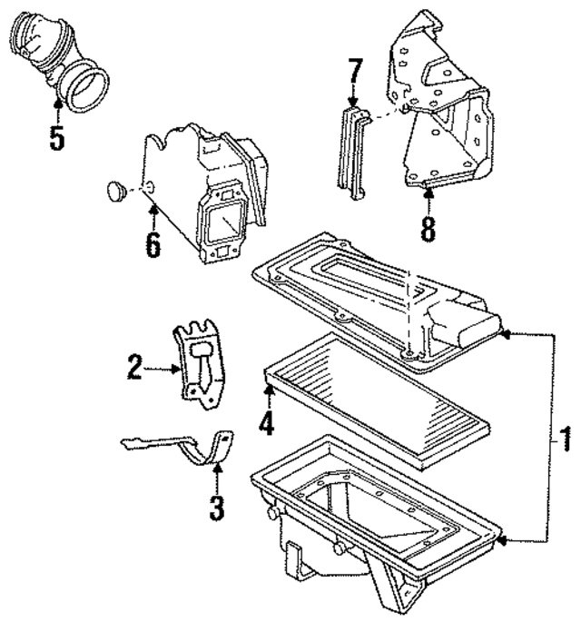 16500D3500 - : Air Cleaner Assembly for Nissan Image