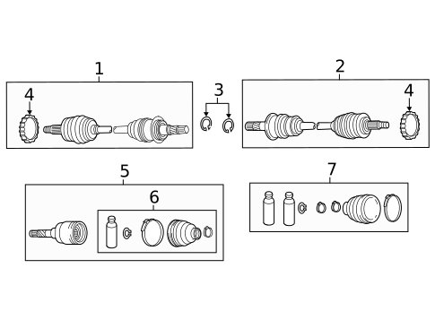 Drive Axles for 2011 Mazda CX-7 #1