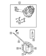 6100954 - Front Suspension &amp; Drive: Differential Bolt, Mounting for Chrysler: Aspen | Dodge: Dakota, Durango, Ram 1500 | Ram: 1500, Dakota Image