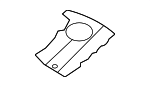 G45N53WCMA - Body: Floor Pan Reinforcement (Left, Rear) for Nissan: Micra, Versa Image