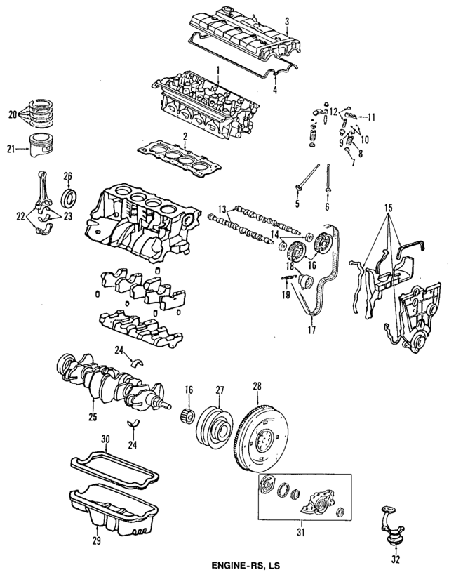 14762P75A01 - : Valve Springs for Acura Image