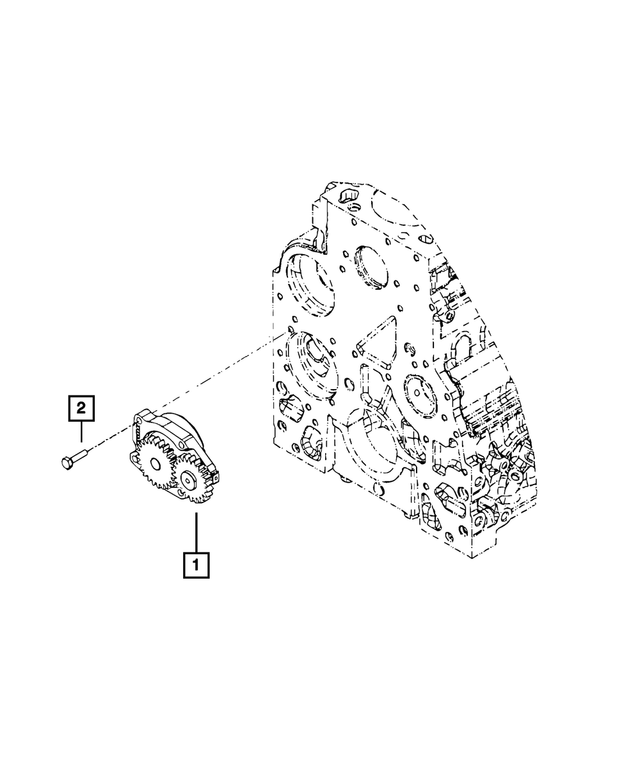 4429677 - 5.9L Turbo Diesel; Engine: Hex Head Bolt, Mounting for Mopar Image image