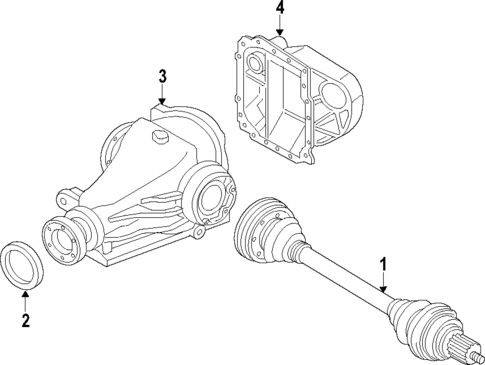 Axle & Differential for 2023 BMW 330i #15