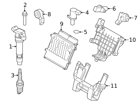 Ignition System for 2019 Volvo XC90 #12