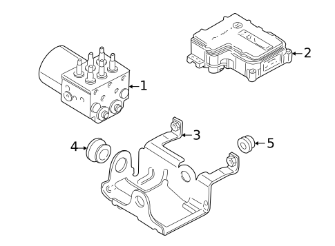 ABS Components for 2007 Chevrolet Silverado 1500 Classic #1