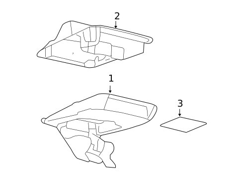 Overhead Console for 2008 Ford F-150 #2