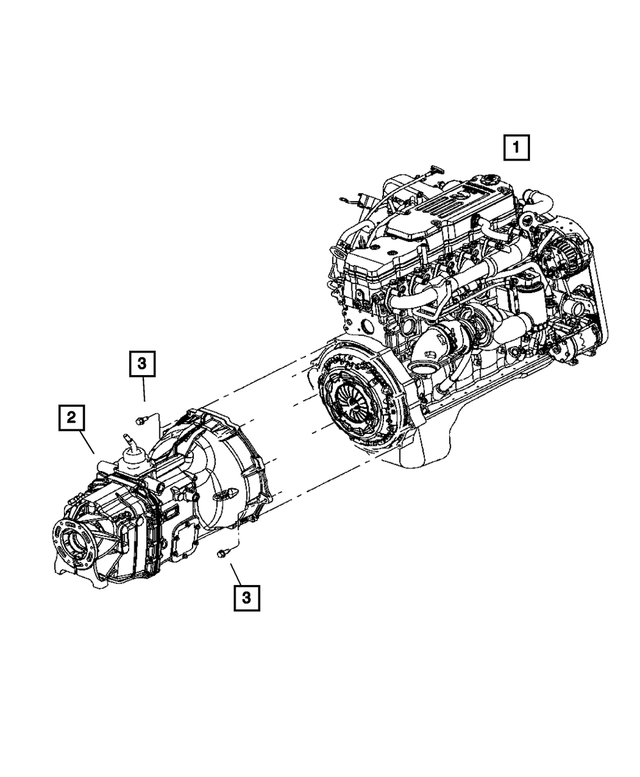 52104714AE - Mercedes Benz Manual Transmission 6 Speed: 6 Speed Transmission for Mopar Image image