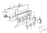 64118367667 - Heater and Air Conditioning: Panel for BMW Image