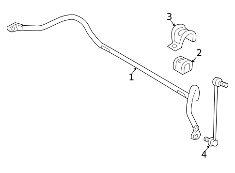 Stabilizer Bar & Components for 2008 Volvo C70 #0