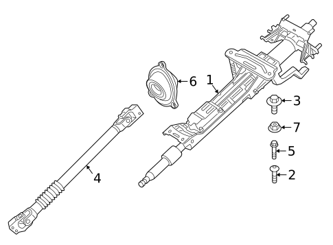 Steering Column Assembly for 2020 BMW Z4 #0