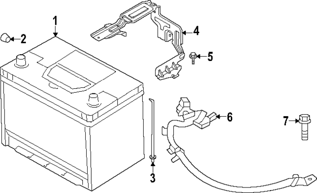 37180T4010 - : Battery Current Sensor for Hyundai Image
