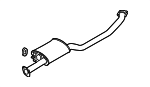 286501U300 - : Front Muffler for Hyundai Image