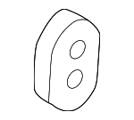 287612B000 - Exhaust: Front Muffler Insulator for Hyundai Image