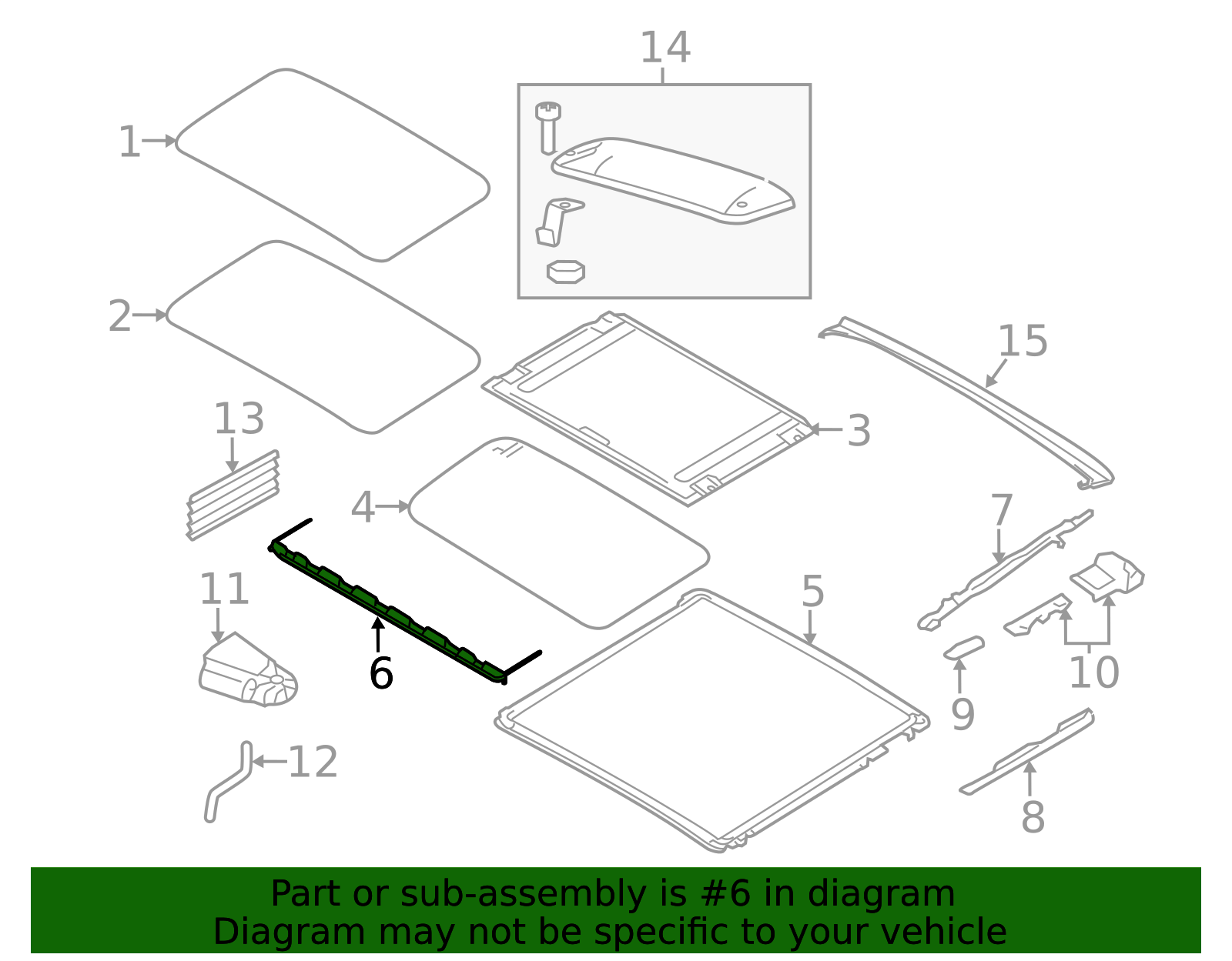 54107157449 - 2006-2011 BMW Air Deflector (54-10-7-157-449) | BMW of ...