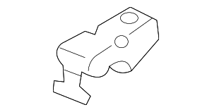 8W0886193 - Body: Mount Bracket Clamp for Audi Image
