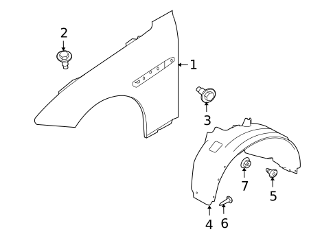 Fender & Components for 2012 Jaguar XJ | OEM Parts Online