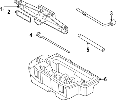 Jack & Components for 2022 Hyundai Santa Cruz #0