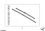 61615A5C9C2 - : Set Of Wiper Blades for BMW Image