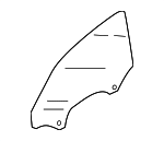 8V5845201B - Body: Door Glass for Audi Image