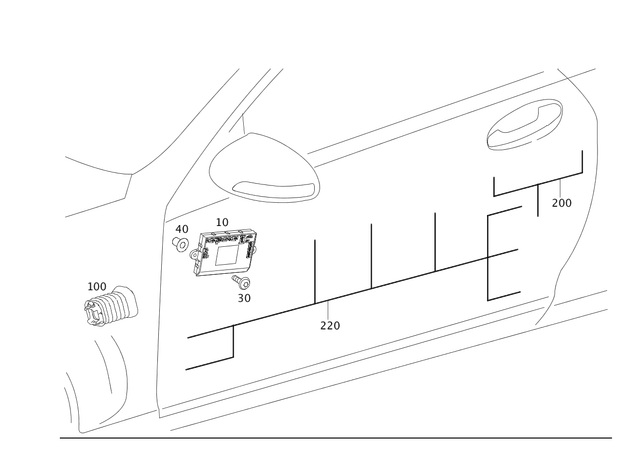 2168707526 - Electrical System: Control Unit, Door for Mercedes-Benz: CL550, CL600, CL63 AMG, CL65 AMG Image image