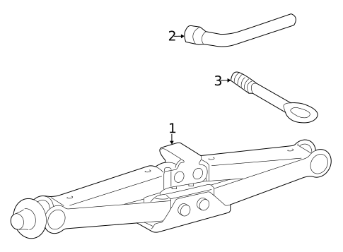 Jack & Components for 2025 Mercedes-Benz SL55 AMG #1