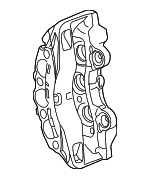 22771689 - : Yellow Front Driver Side Disc Brake Caliper Assembly for GM Image