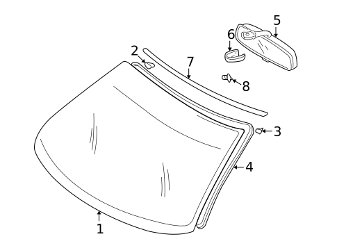 Reveal Moldings for 1994 Subaru Impreza #0