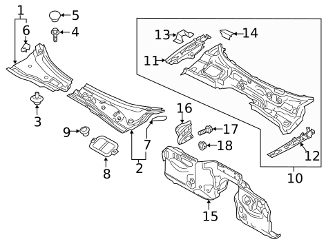 Cowl for 2017 Mazda MX-5 Miata #0
