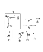 68527325AB - Fuel and Accelerator Pedal: Vent Tube for Jeep: Wrangler Image