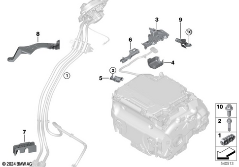 Cable Harness Fixings for 2021 BMW iX xDrive50 #0