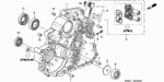 21111PLX305 - Transmission - Automatic: CASE, TORQUE CONVERTER for Honda Image