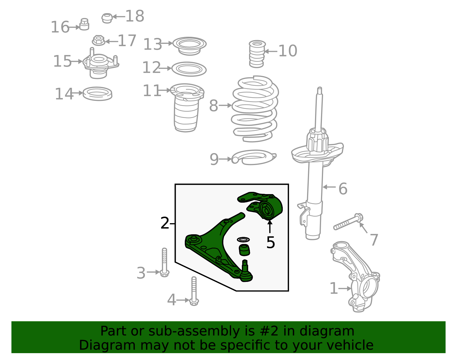 51360-TZ5-A10 - Lower Control Arm | All Discount Parts Store