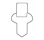 91505SL0003 - Body: Lower Quarter Trim Clip for Honda: CR-V, Odyssey Image