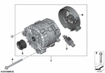 12318634167 - Engine Electrical System: Rp Alternator for BMW: 230i, 230iX, 330i, 330iX, 430i, 430iX, 530i, 530iX, 540i, 540iX, 640iX, 740i, 740iX, 840i, 840iX, M2 Racing, M240i, M240iX, M340i, M340iX, M440i, M440iX, X3 30i, X3 30iX, X3 M40iX, X4 30iX, X4 M40iX, X5 40i, X5 40iX, X6 40i, X6 40iX, X7 40iX, Z4 30i, Z4 M40i Image image