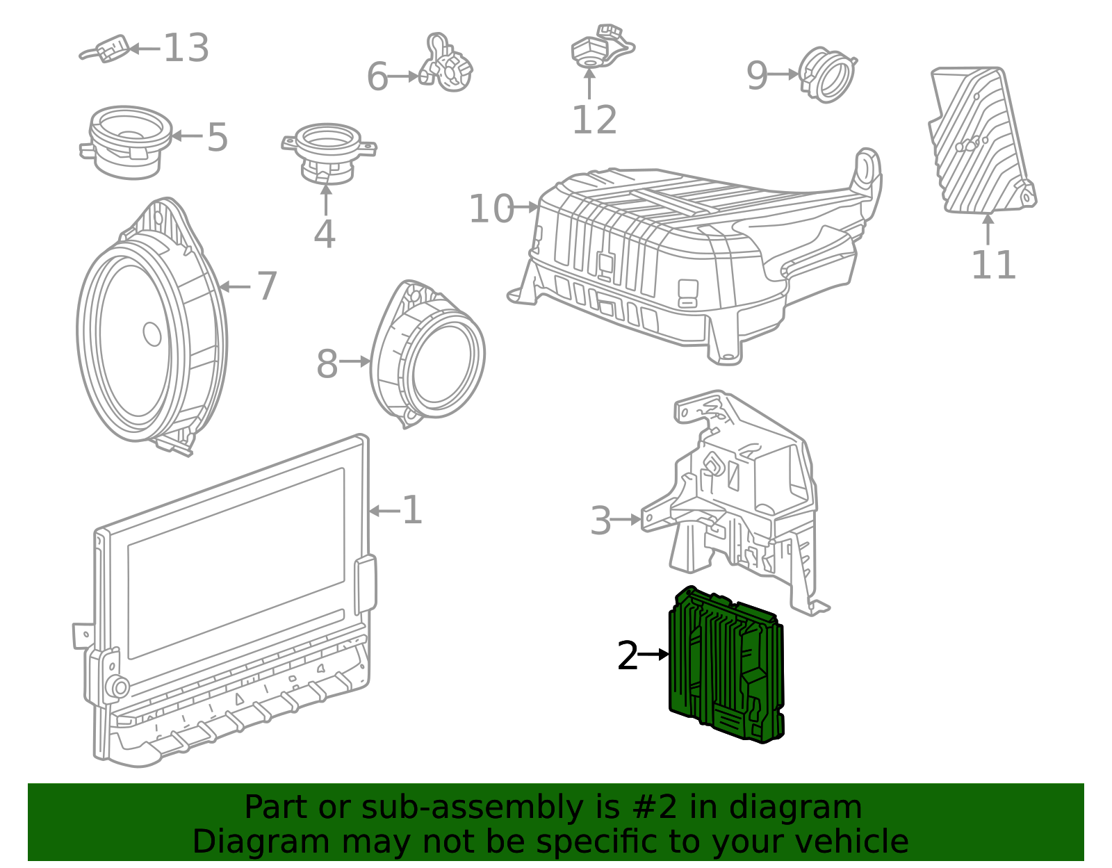 2026 GMC F Module 85878806 | OEM Parts Online
