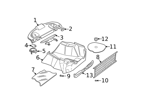 Interior Trim - Rear Body for 2003 Buick Century #0