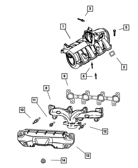 Manifolds for 2003 Dodge Durango #0
